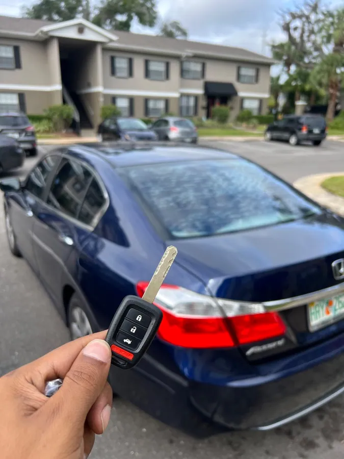 Honda Accord replacement key from our locksmith work archive