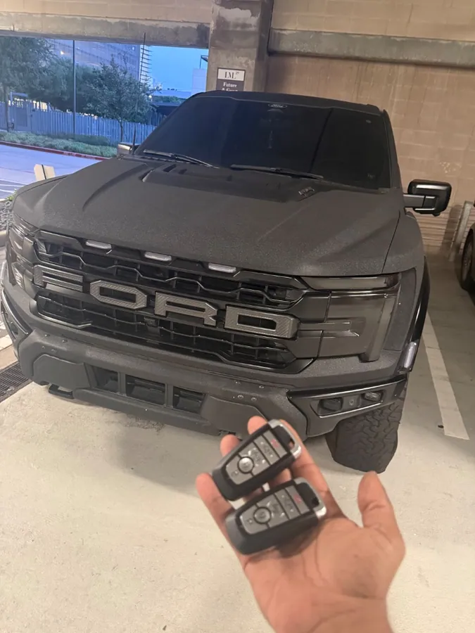 Ford vehicle with replacement key fob from our locksmith work archive