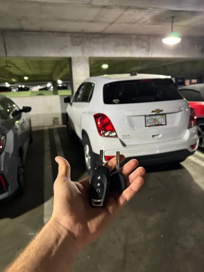 Chevrolet Trax flip key duplication from our locksmith work archive