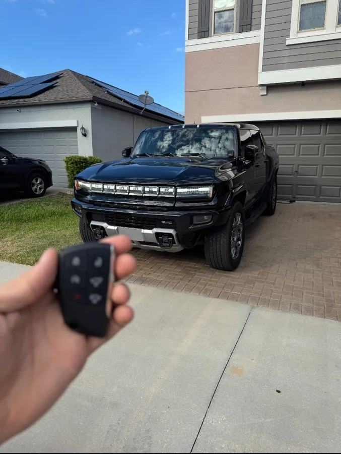 GMC Hummer EV key fob programming from our locksmith work archive