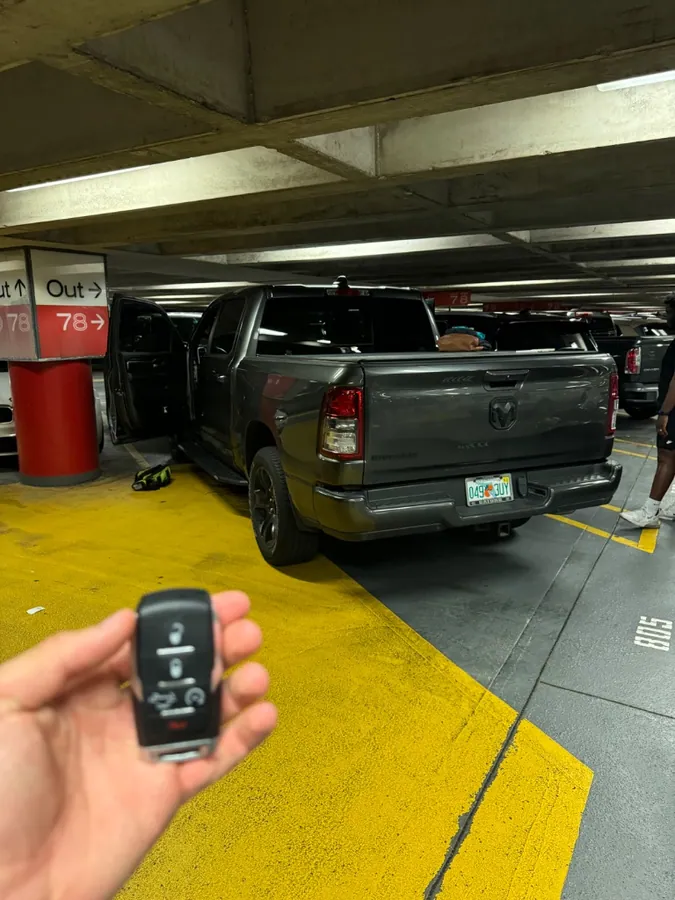RAM 1500 key fob replacement from our locksmith work archive