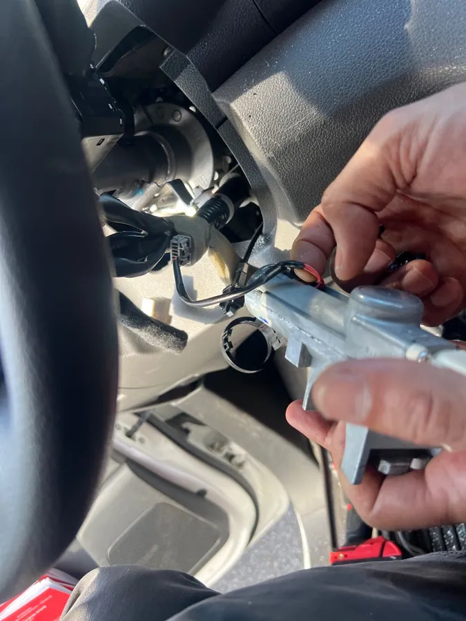 Vehicle ignition repair work from our locksmith work archive